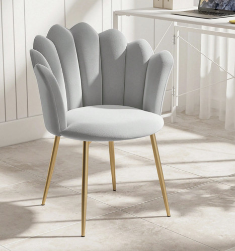 Velvet armchair with gold legs - armchair,