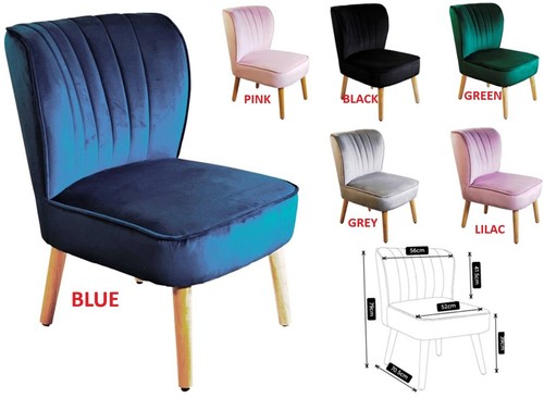 Velvet accent chair bedroom - velvet,