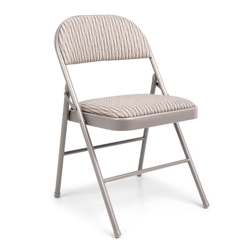Metal folding chair - , fabric