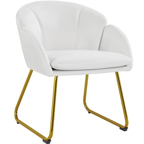 Flower shape velvet vanity - flower,