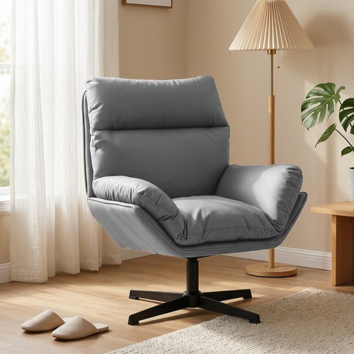 Homcom accent chair with 360 - accent,