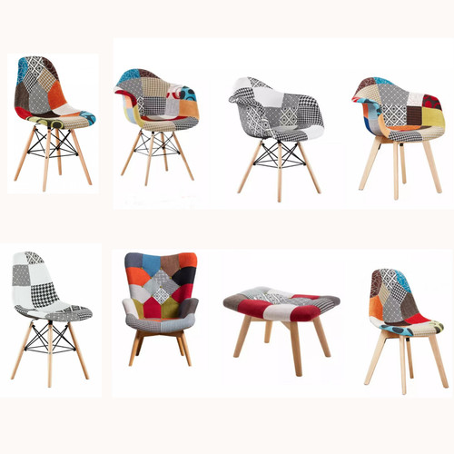 Patchwork dining chair - patchwork,