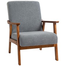 HOMCOM Boucle Accent Chair