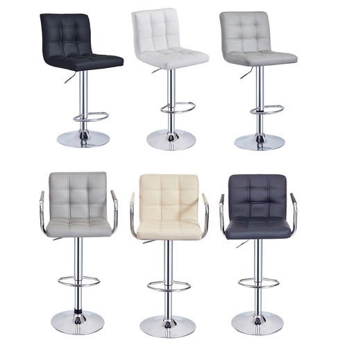 Bar stools set - set, leather