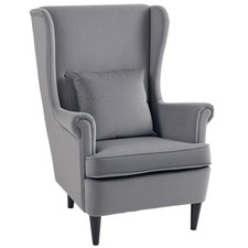 HOMCOM Wingback Chair, Modern